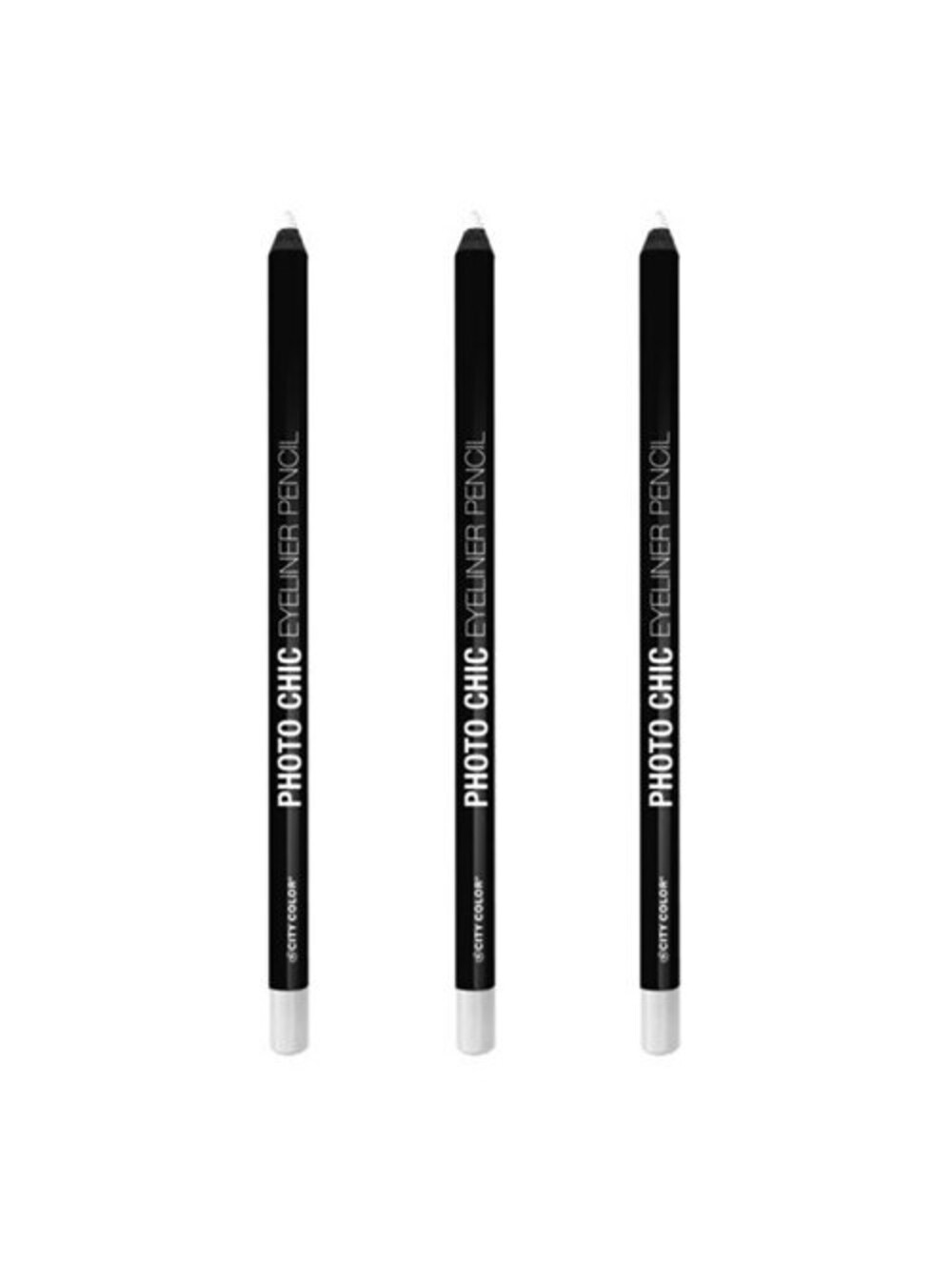 3-Pack NEW City Color Photo Chic Eyeliner Pencil Eye Liner in Soy Milk (Sealed)